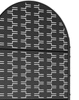 72" X 35" Black Metal Rectangular Planter Box