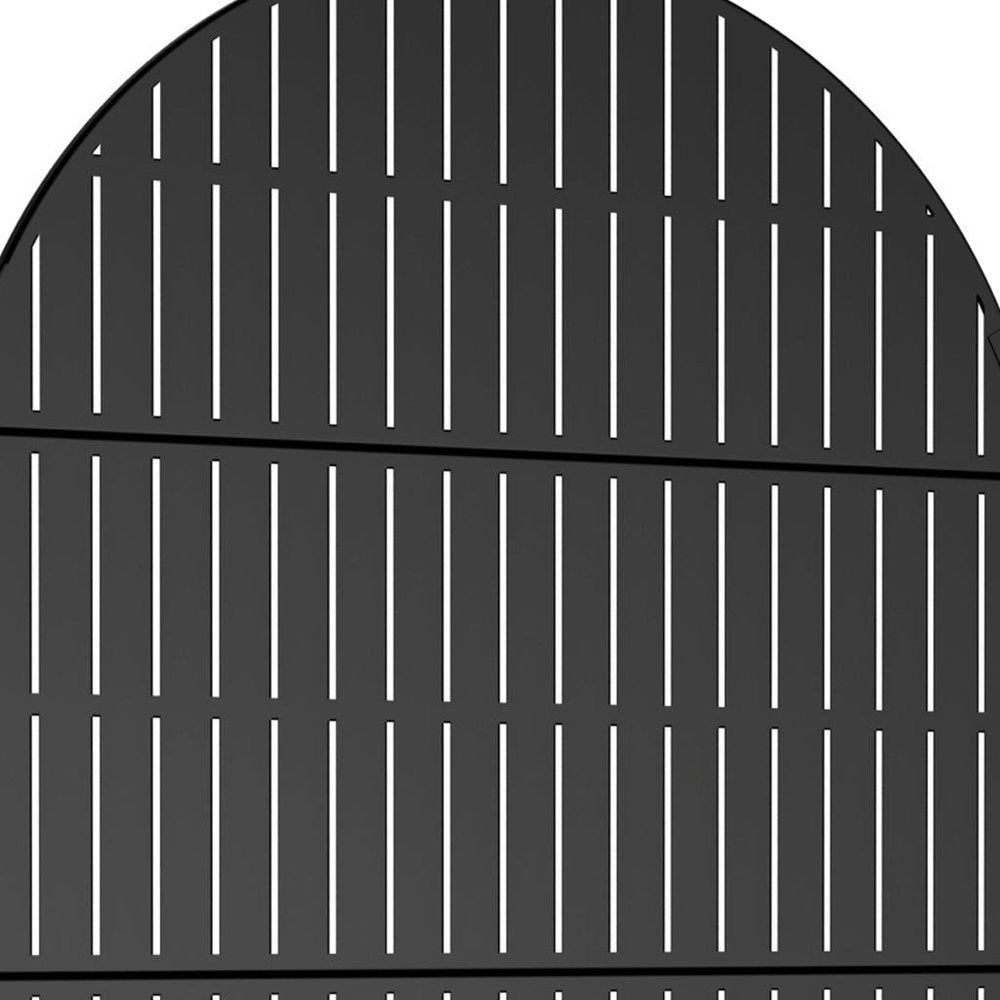72" X 47" Black Metal Rectangular Planter Box