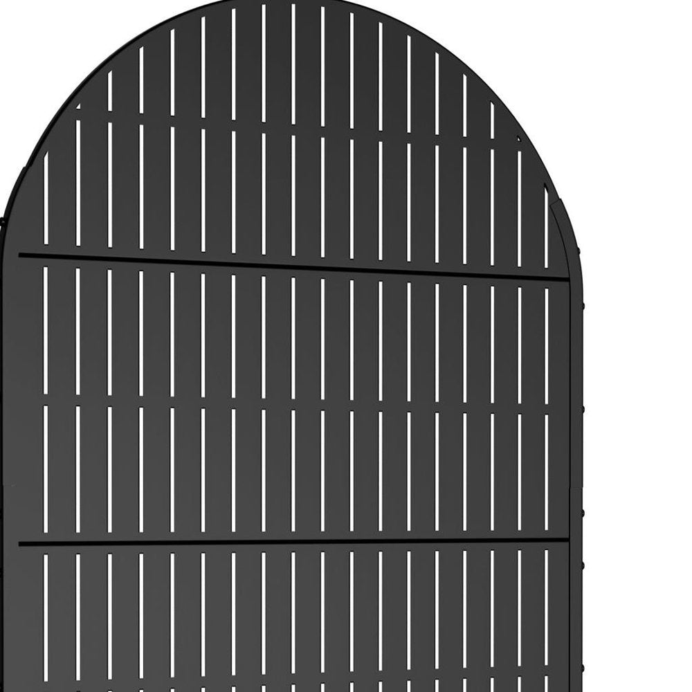 72" X 47" Black Metal Rectangular Planter Box