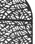 72" X 35" Black Metal Rectangular Planter Box