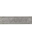 7" X 36" Gray Lake House Galvanized Metal Wall Decor