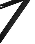 7" Set Of Two Black Metal Wall Mounted Shelf Brackets