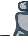 Black And Silver Swivel Rolling Office Chair
