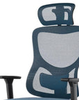 Black And Silver Swivel Rolling Office Chair