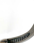 Set of Six Bronze And White Cast Iron And Ceramic Double Wall Hooks