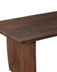 13 Piece Brown Solid Wood Dining Set with 12