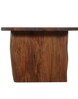 13 Piece Brown Solid Wood Dining Set with 12