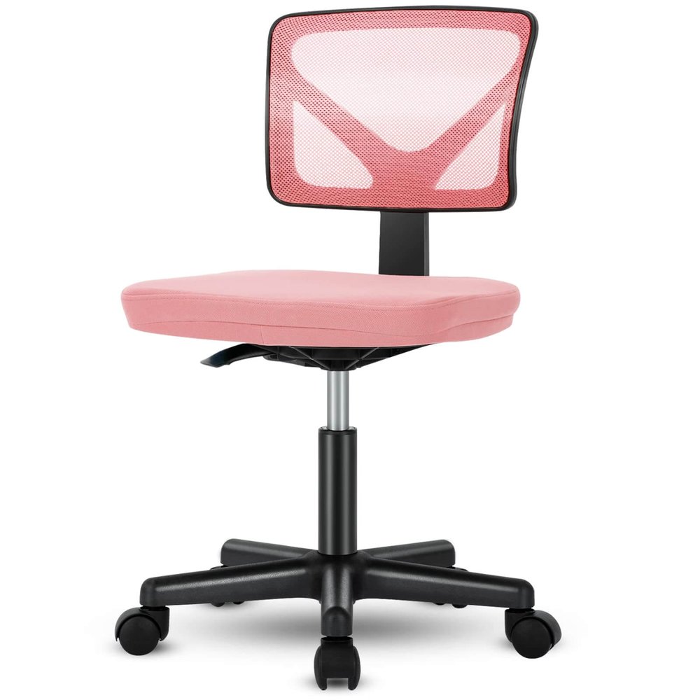 Black And Orange And Black Swivel Rolling Office Chair