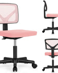 Black And Orange And Black Swivel Rolling Office Chair