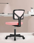 Black And Orange And Black Swivel Rolling Office Chair