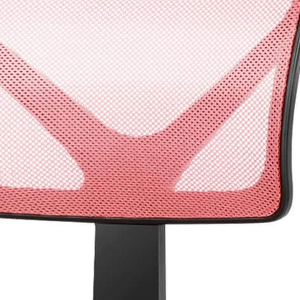 Black And Orange And Black Swivel Rolling Office Chair