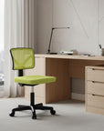 Black And Orange And Black Swivel Rolling Office Chair