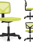 Black And Orange And Black Swivel Rolling Office Chair