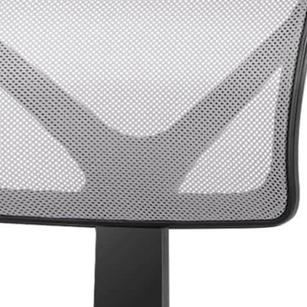 Black And Orange And Black Swivel Rolling Office Chair