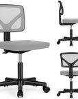 Black And Orange And Black Swivel Rolling Office Chair