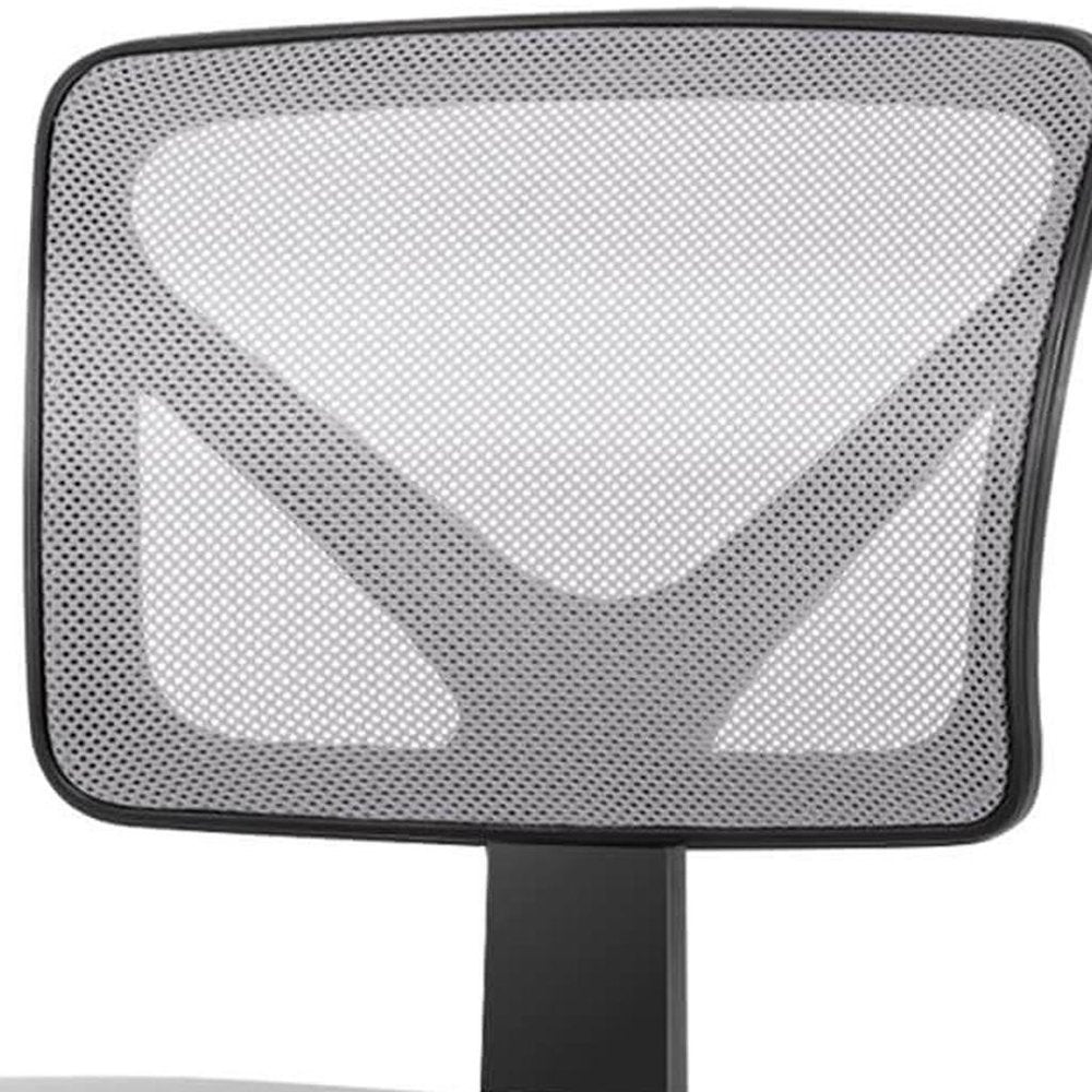 Black And Orange And Black Swivel Rolling Office Chair