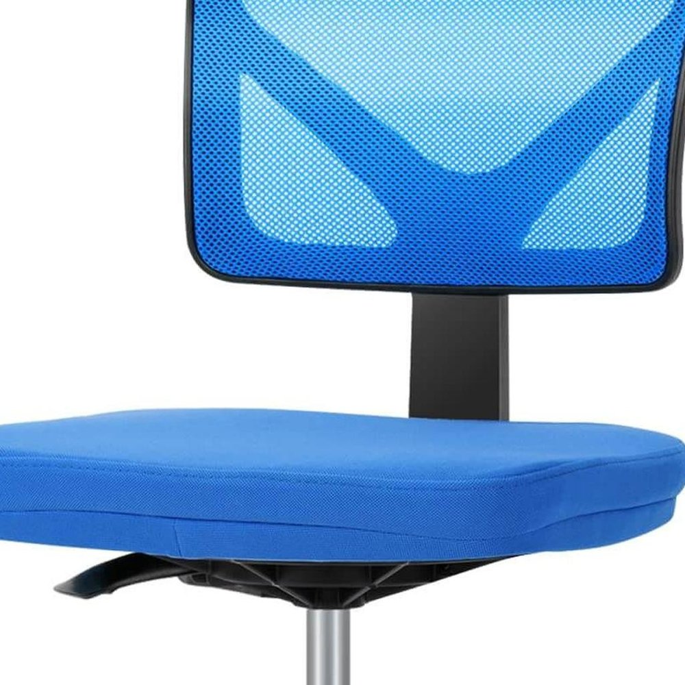 Black And Orange And Black Swivel Rolling Office Chair
