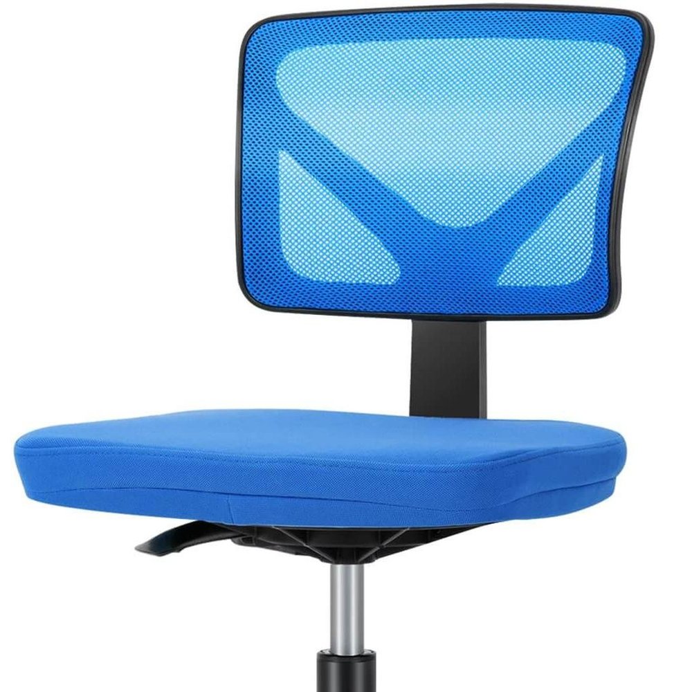Black And Orange And Black Swivel Rolling Office Chair
