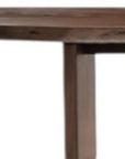 60" Brown Solid Wood Solid Wood Live Edge Dining Bench