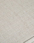 50" Dark Gray and Brown Fabric and Wood Upholstered Bench