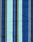 Light Blue And Dark Blue Striped Double Hammock