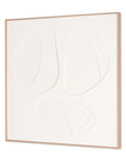 White Geo Trio Brown Shadowbox Wall Art