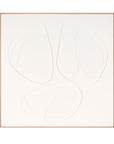 White Geo Trio Brown Shadowbox Wall Art