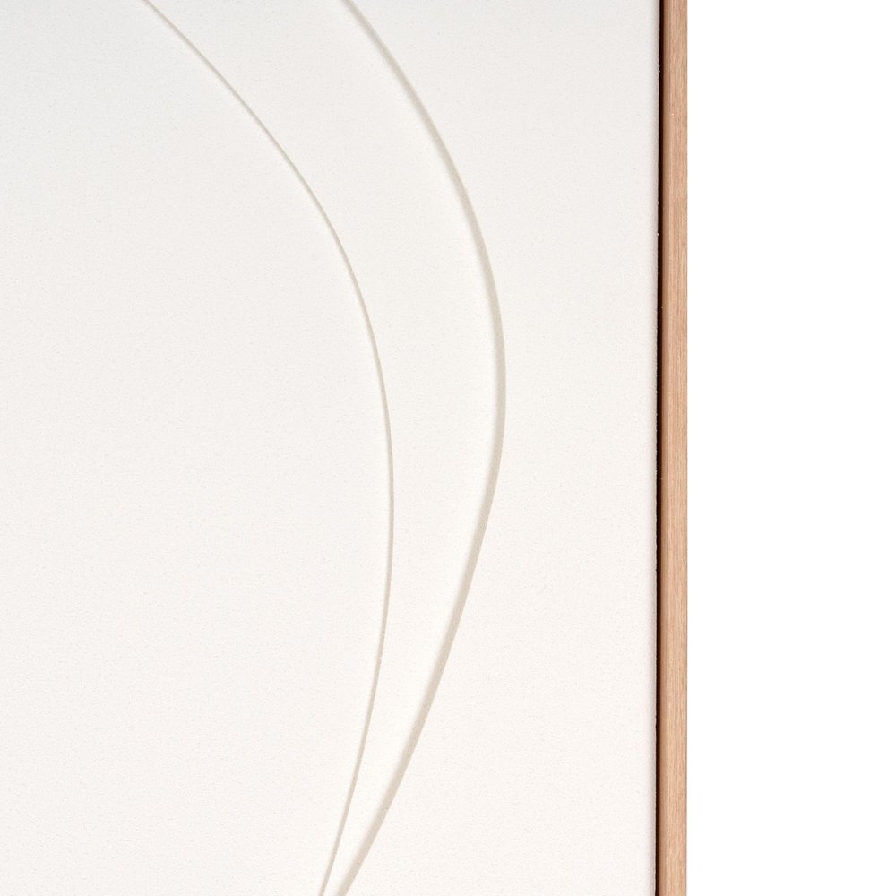 White Geo Trio Brown Shadowbox Wall Art