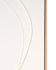 White Geo Trio Brown Shadowbox Wall Art