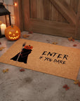 24" X 36" Natural And Brown Halloween Halloween Outdoor Coir Door Mat