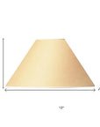 Off White Linen Plain Empire Lamp Shade