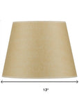 Tan Paper Hardback Empire Lamp Shade