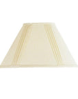 Off White Linen Pleated Empire Lamp Shade