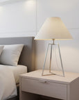 Light Brown Paper Plain Empire Lamp Shade