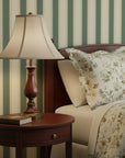 Pearl Silk Piped Bell Lamp Shade
