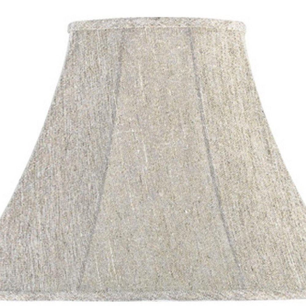 Light Gray Linen Plain Bell Lamp Shade