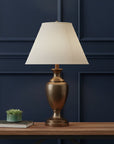 Off White Linen Plain Empire Lamp Shade