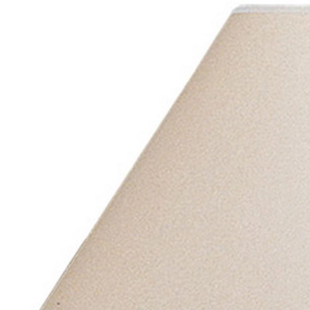 Light Brown Paper Plain Empire Lamp Shade