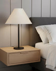 Light Brown Paper Plain Empire Lamp Shade