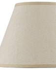 Light Brown Burlap Plain Drum Lamp Shade