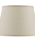 Light Brown Burlap Plain Drum Lamp Shade