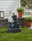 29" Gray Heavy Duty Plastic LED lights Garden Hanging Wall or Door Decor
