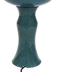 27" Teal Blue Ceramic Birds Garden Hanging Wall or Door Decor