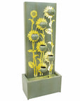 49" Light Green Steel LED lights Garden Hanging Wall or Door Decor