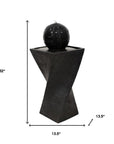 32" Black Heavy Duty Plastic LED lights Garden Hanging Wall or Door Decor