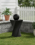 32" Black Heavy Duty Plastic LED lights Garden Hanging Wall or Door Decor