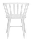White Aluminum Windsor Back Dining Side Chair