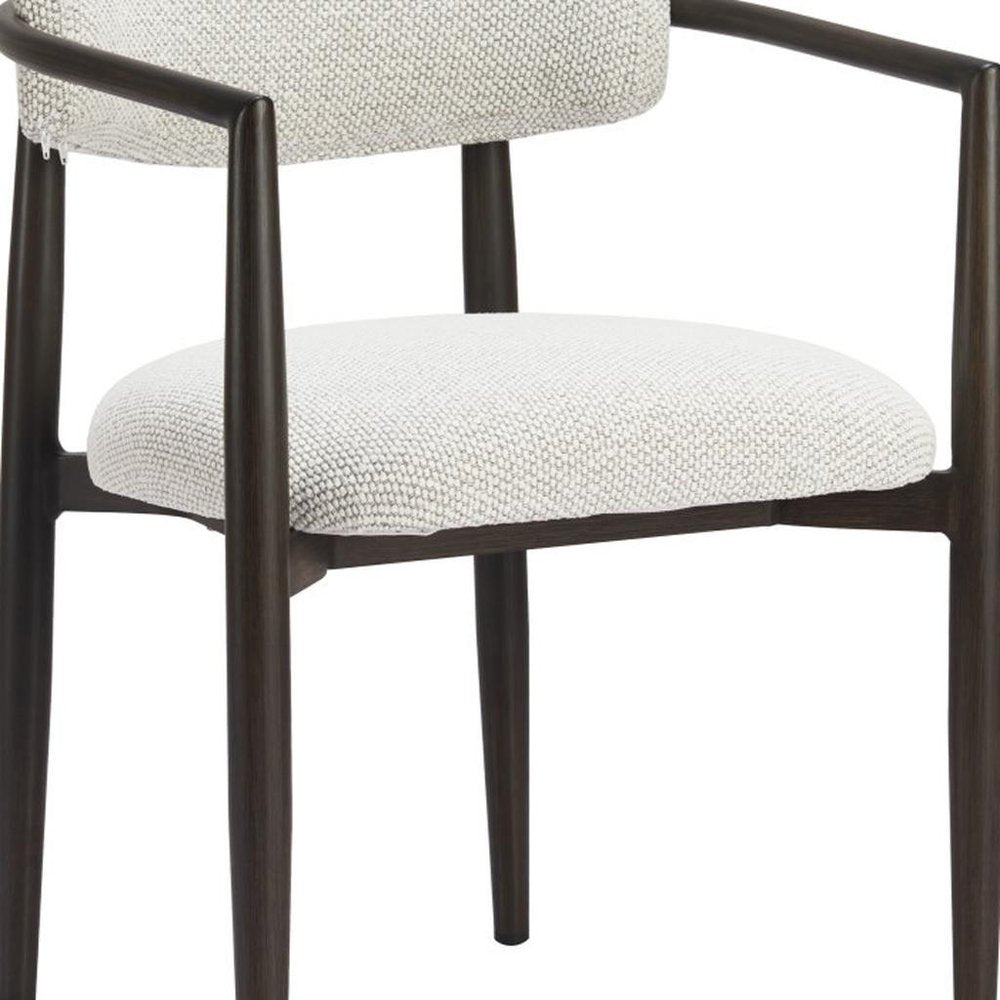 22" White Aluminum Outdoor Dining Chair