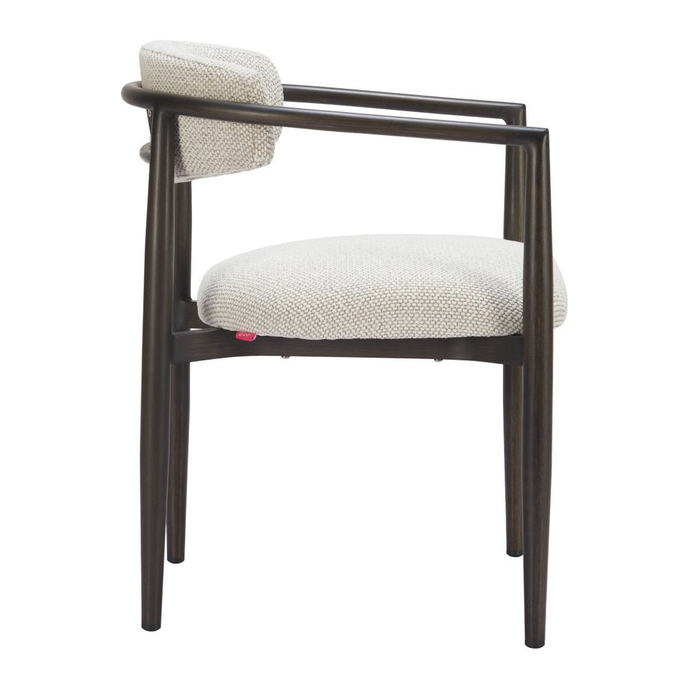 22" White Aluminum Outdoor Dining Chair