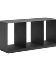 36" Charcoal Aluminum Outdoor Coffee Table
